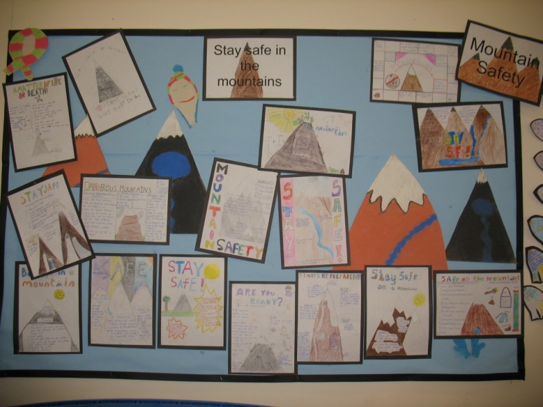 Safety in the mountains display photo
